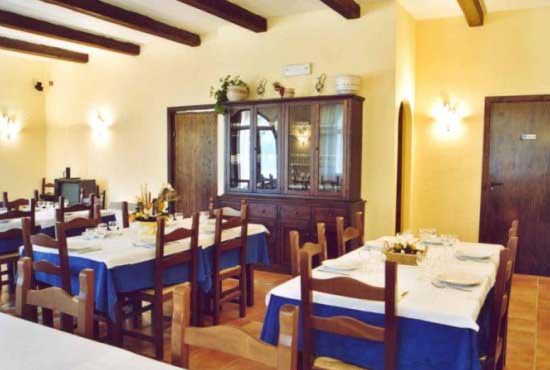 la sala da pranzo