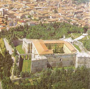 Castello Cinquecentesco veduta aerea